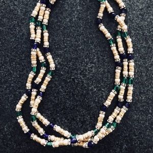 GORGEOUS SPARKLING TRIPLE NECKLACE..VERY BEAUTIFUL